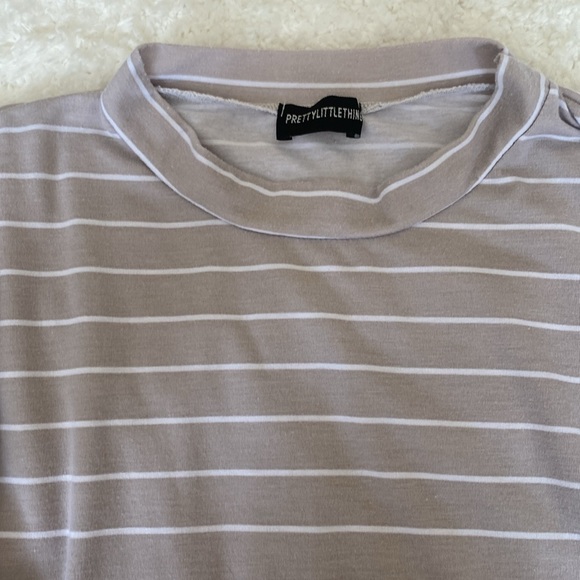 Striped Oversized T-Shirt Dress - Picture 4 of 6